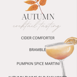 Autumn Cocktail Evening - Saturday 27th September @ 6pm